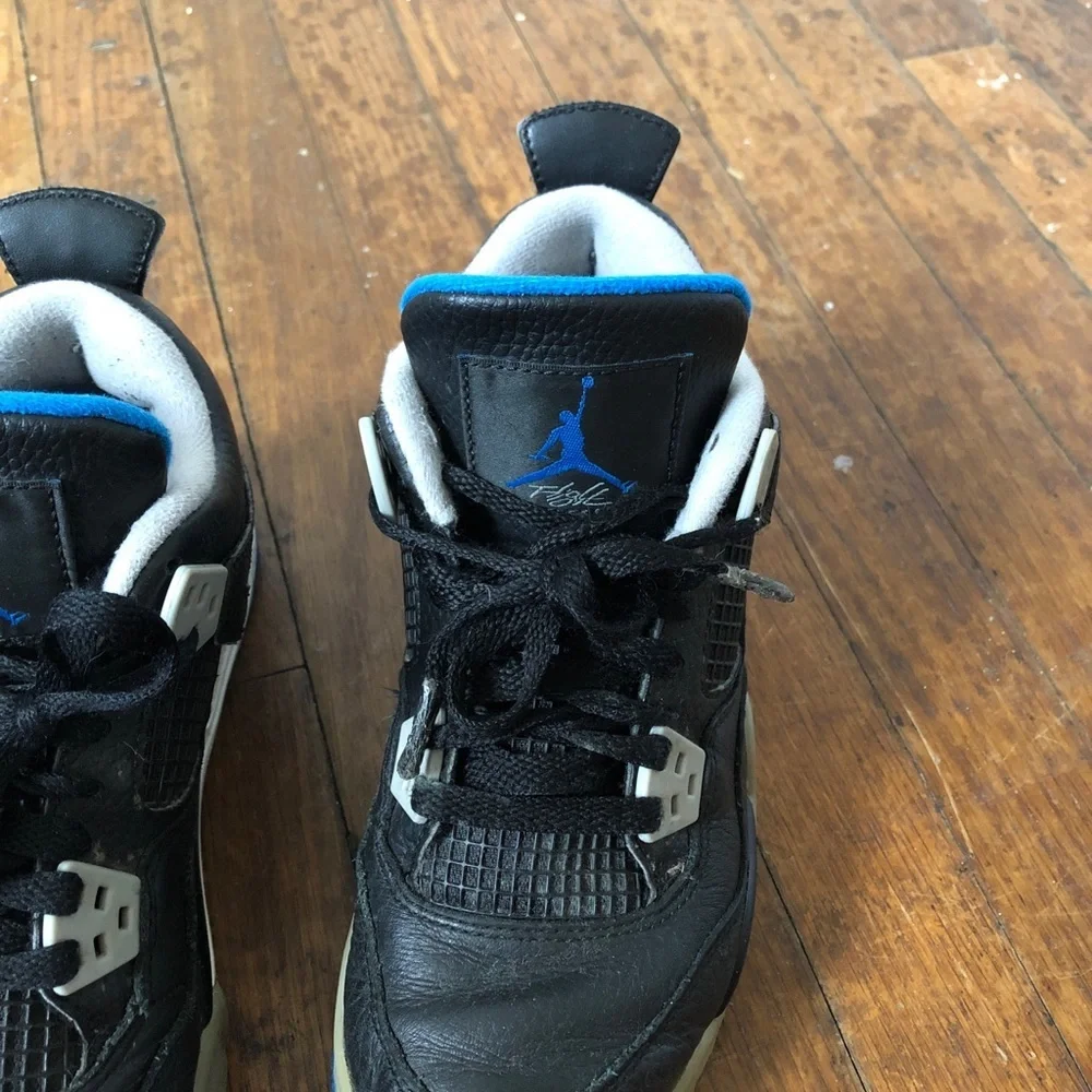 Nike Air Jordan Flight High Top Yout 4Y Blue Black